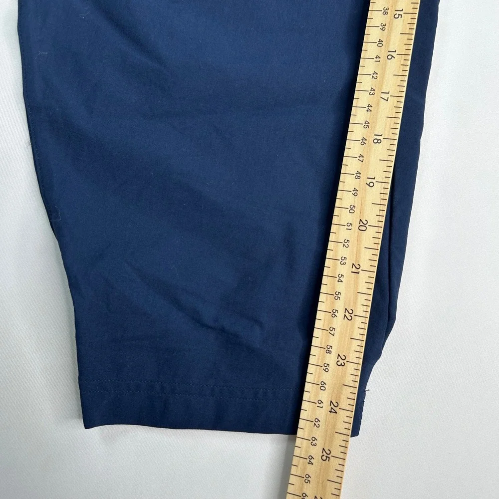Adidas Mens Golf Pants 40x30 Navy Blue Stretch Performance Tapered Lightweight
